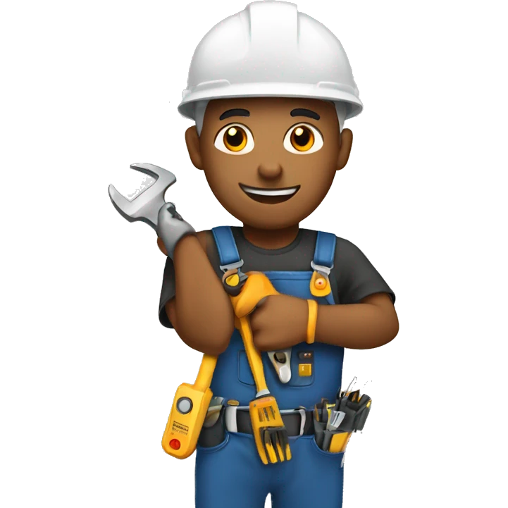 electrician with tools emoji