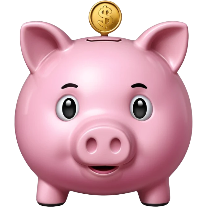 empty piggy bank emoji
