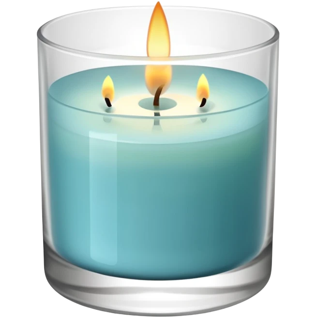 Scented candle, in translucent holder  minimalist style, high detail, still life, 4k emoji