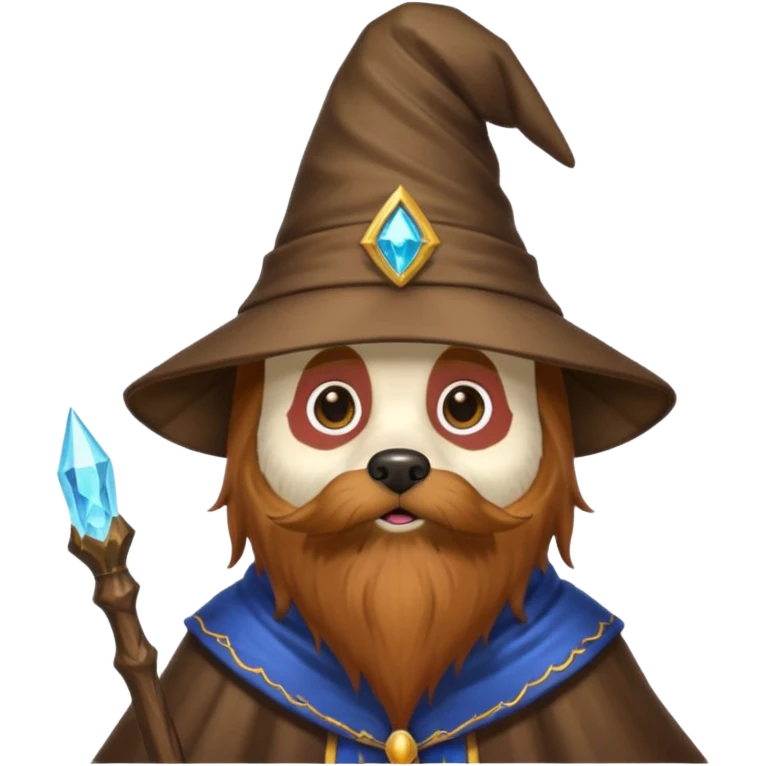 Dog wizard emoji