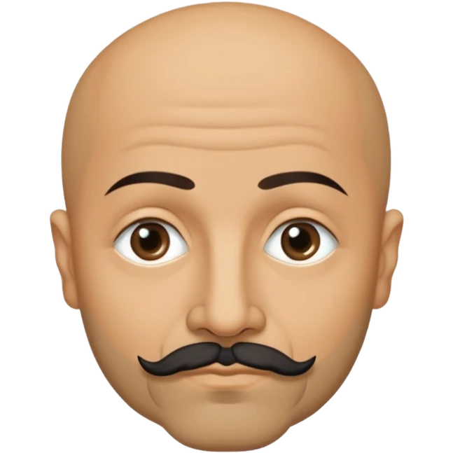 a hand drawn black outline portrait of philosopher Montaigne with similar-sized eyes based a famous portrait of him emoji