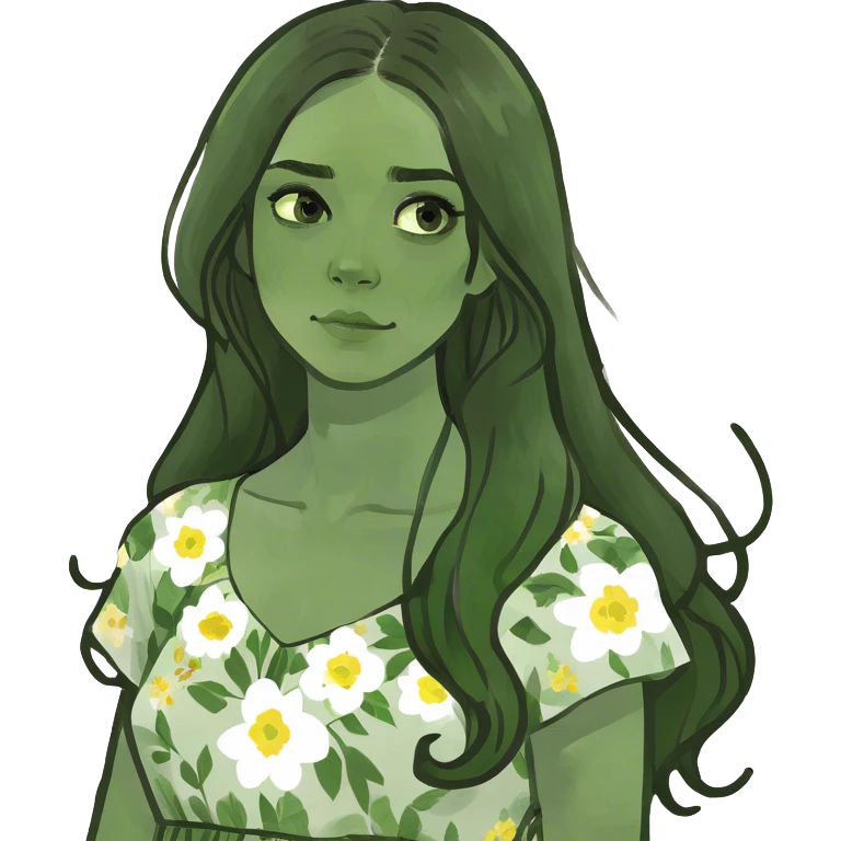 beautiful pale brunette girl with long hair emoji