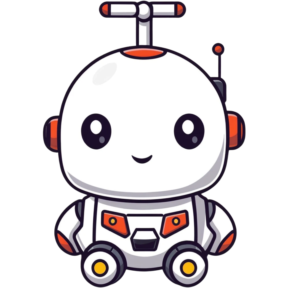 AI robot with different emotions emoji