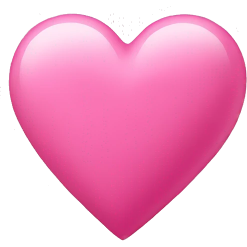 Pink heart  emoji