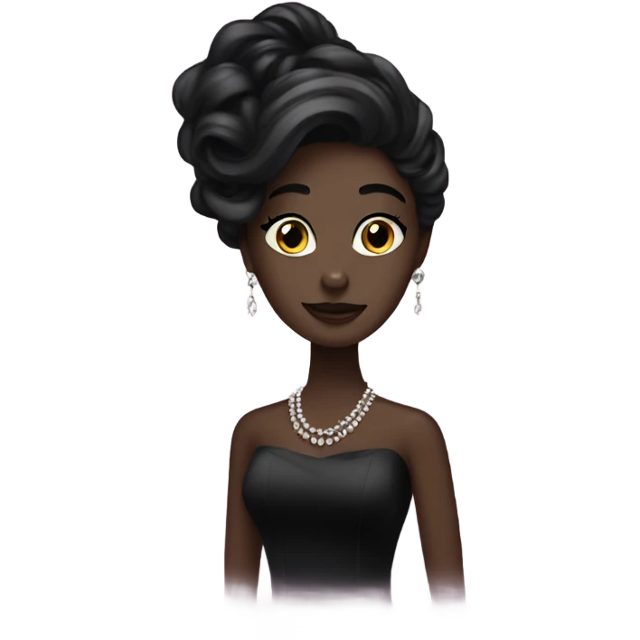 dark beauty in elegance emoji