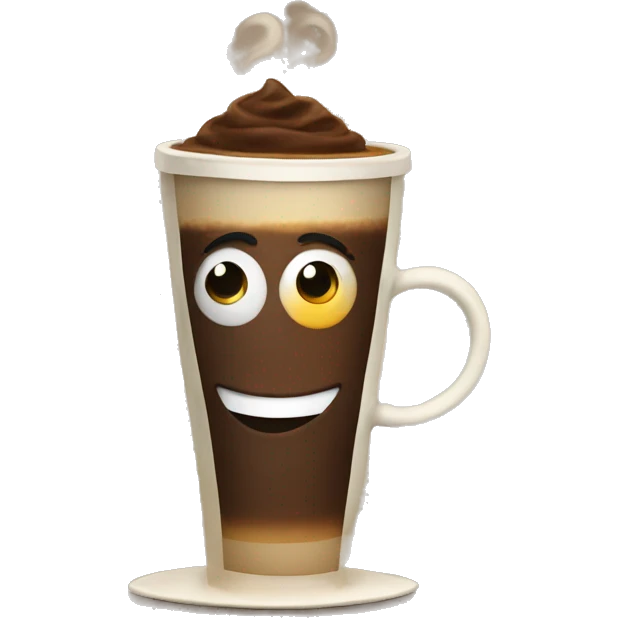 Happy new year coffee emoji