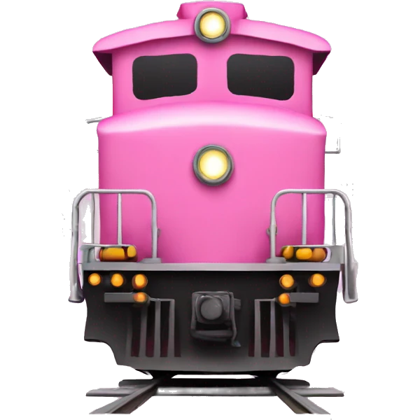 Pink Train  emoji
