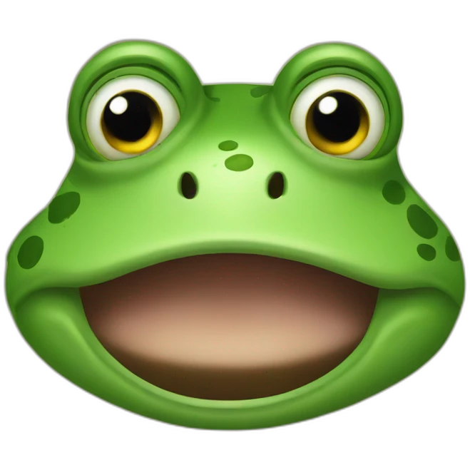 frog face emoji