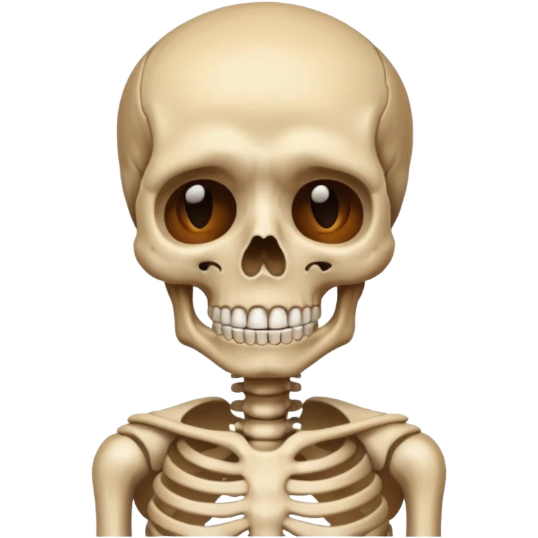 Squelette qui pleure emoji