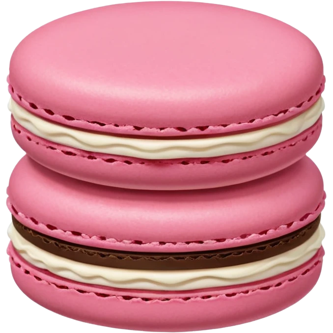Pink cute macaron emoji