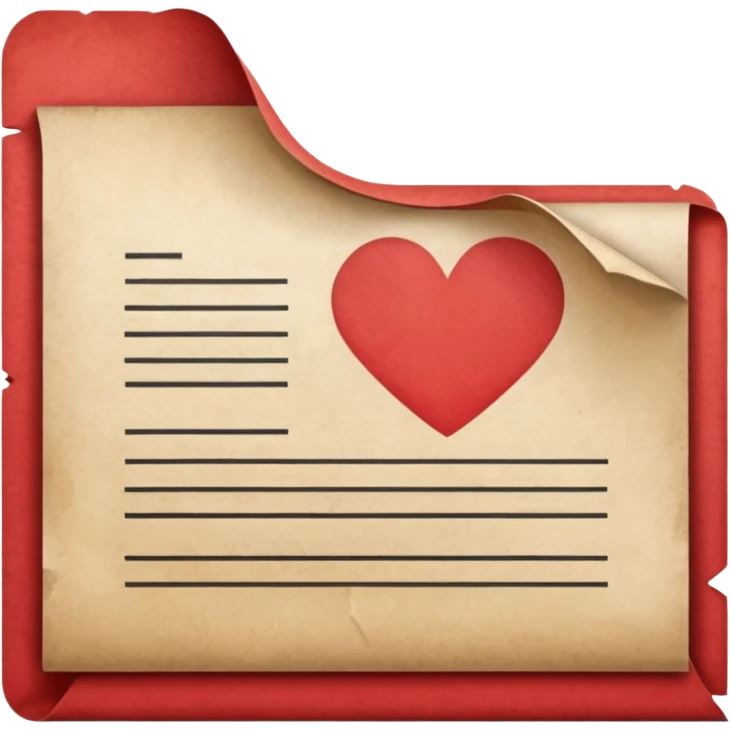 Office red document  emoji