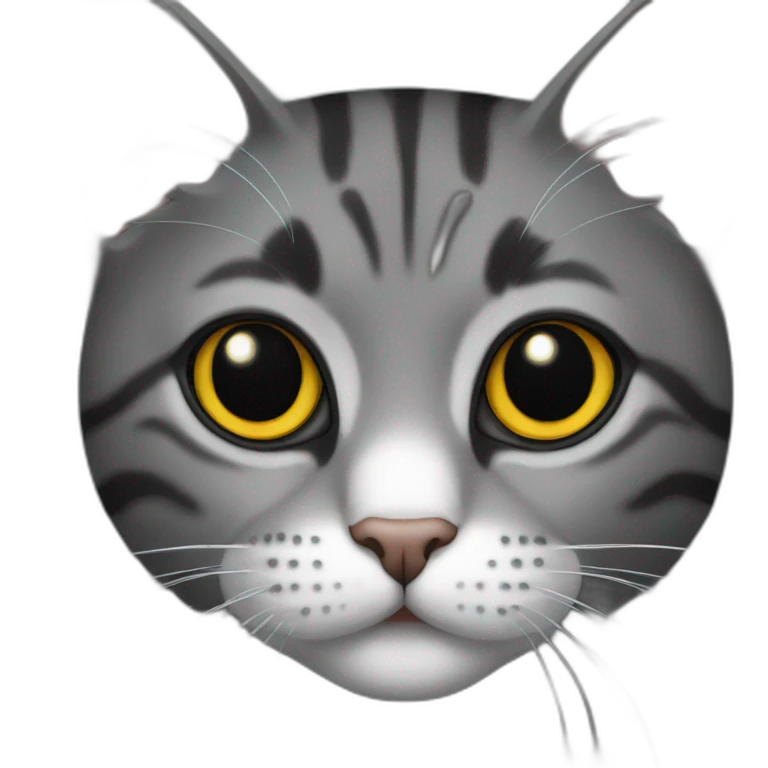 Cat black emoji