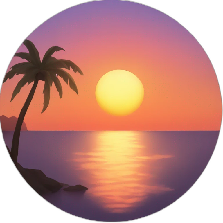 sunset emoji
