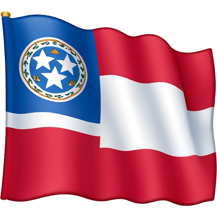 North Carolina state flag emoji