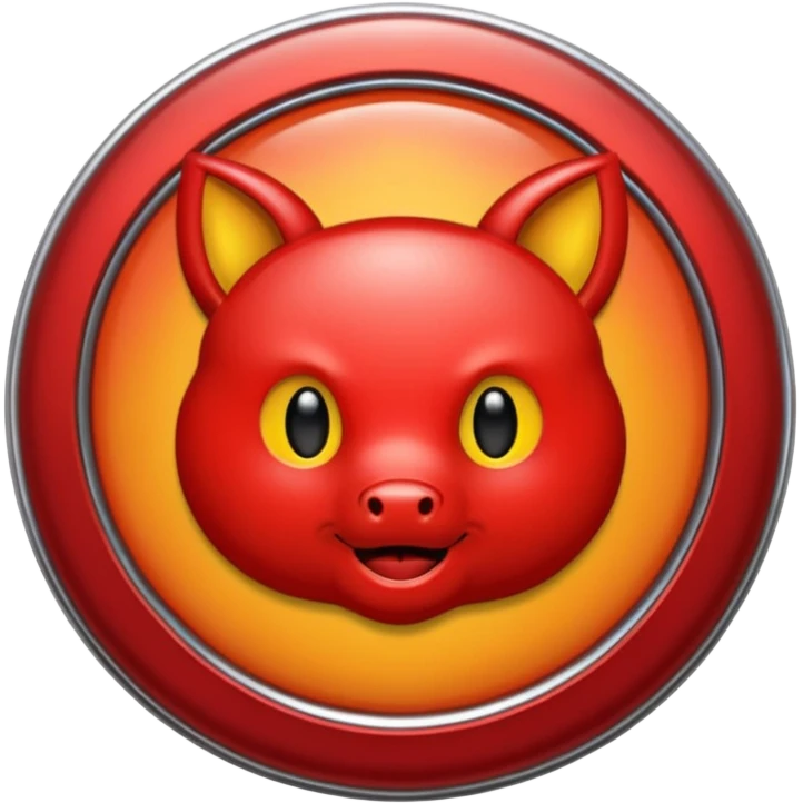 button that says “horny” emoji