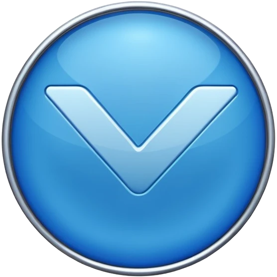 A blue Verified sign  emoji