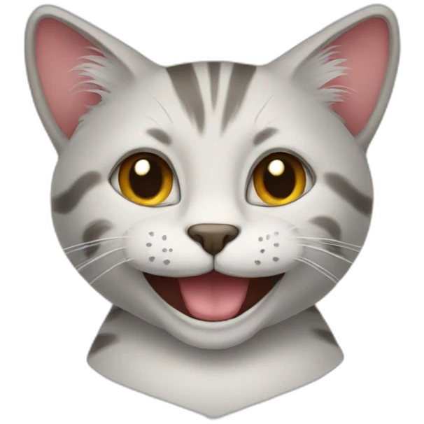 a cat smiling emoji