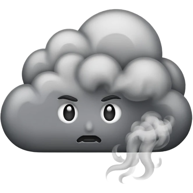 Fight cloud emoji