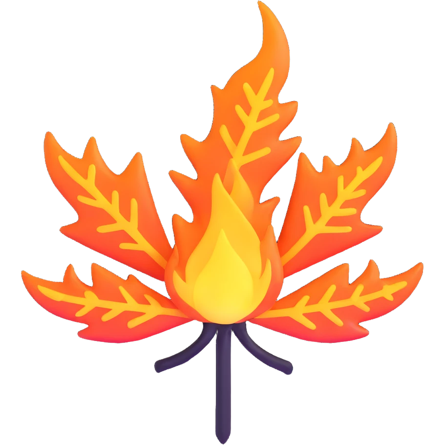 flame and snowflake emoji