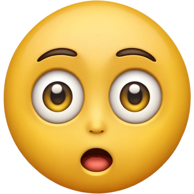 Emoji with a very surprised face emoji