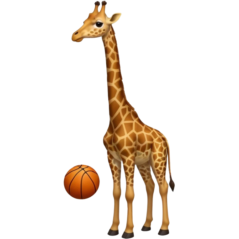 basketball player giraffe emoji