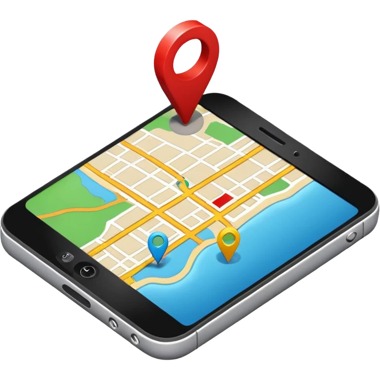 GPS map emoji