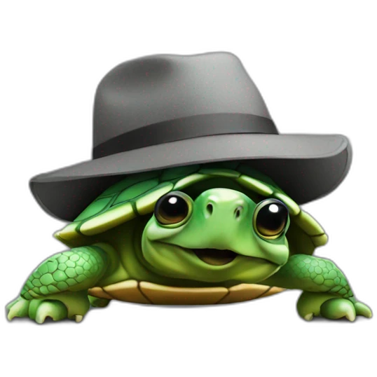Dj turtle emoji