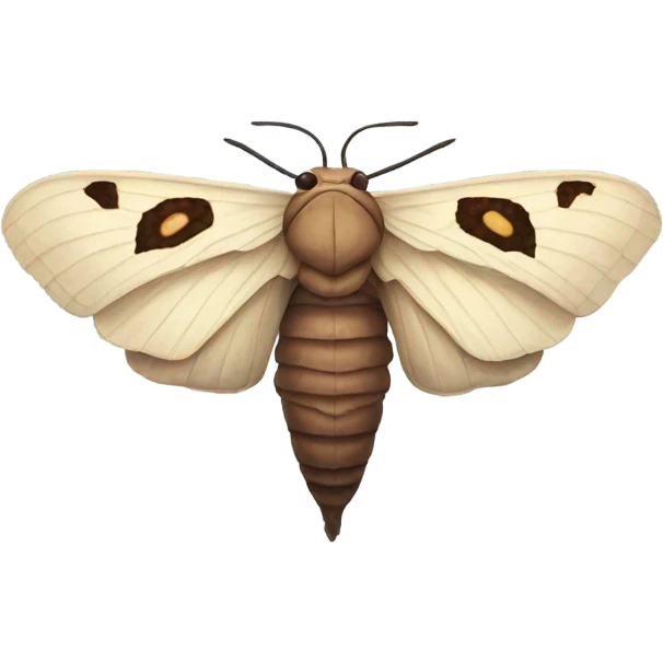 Death moth emoji