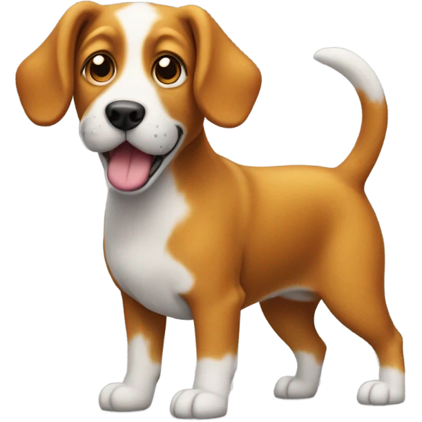 Ginger dog emoji