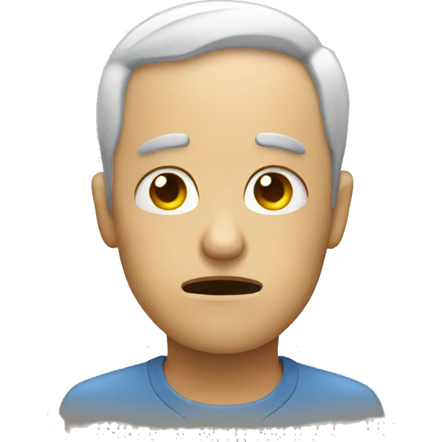 a tired person emoji