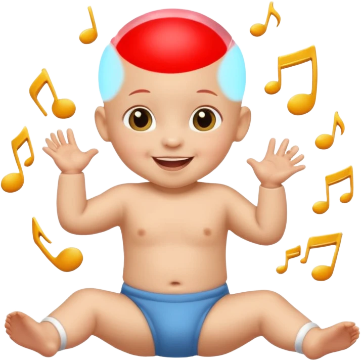 光頭bb開心跳舞 emoji