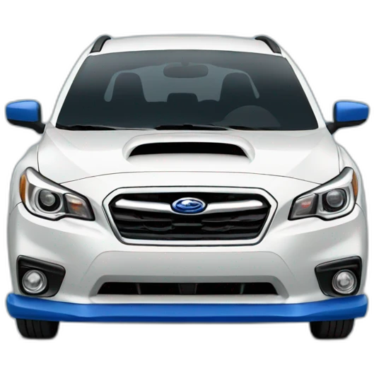 blue subaru car emoji