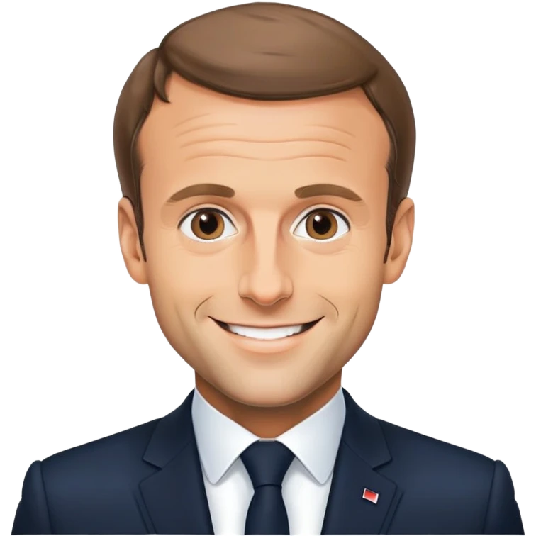 Emmanuel Macron, President of France emoji