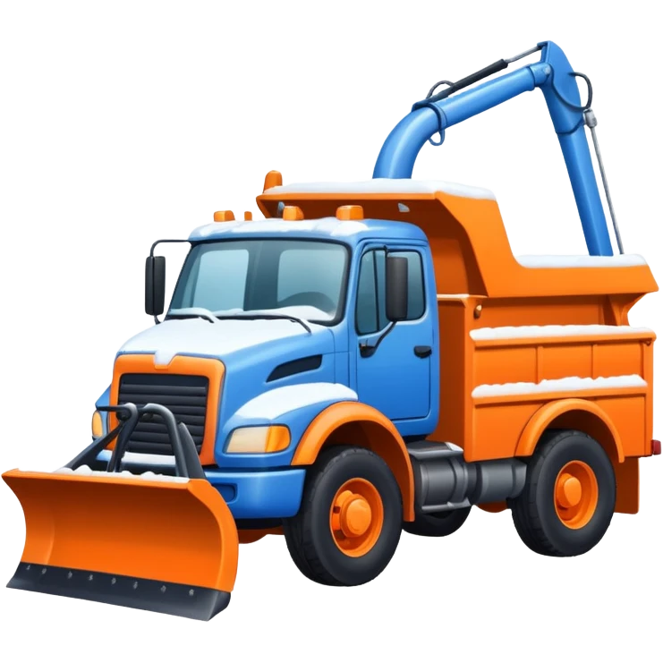 sprav cestarske auto s pluhom emoji