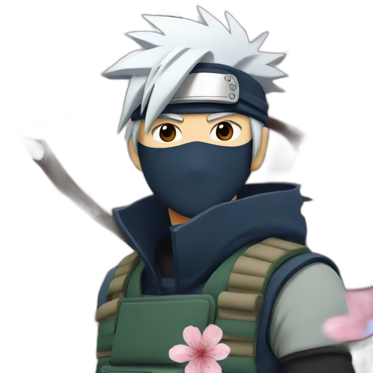 Kakashi qui embrasse sakura emoji