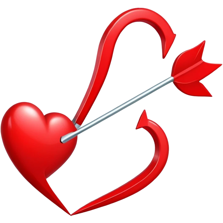 Cupid arrow heart emoji