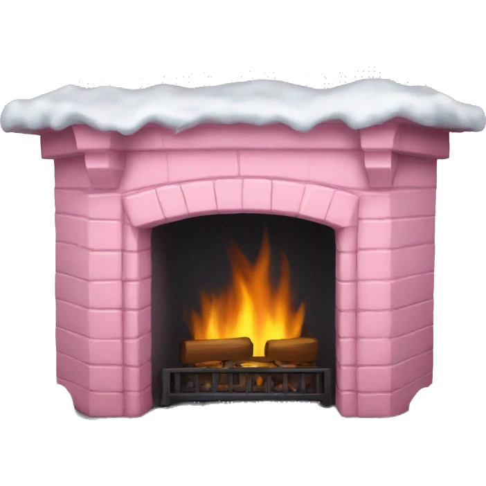 Winter Pink FirePlace emoji