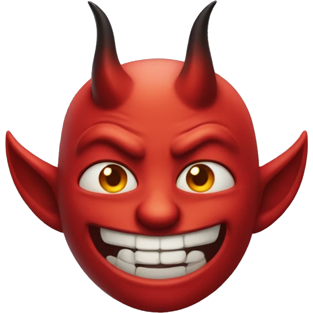 devil wink emoji