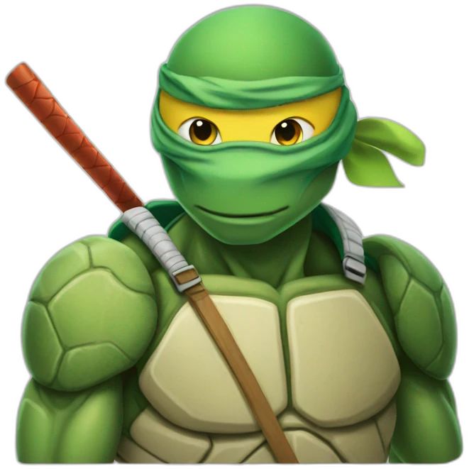 Mbappe Ninja turtle emoji