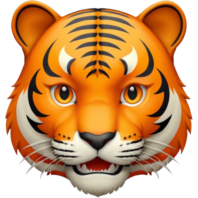 Very Dangerous tiger face emoji