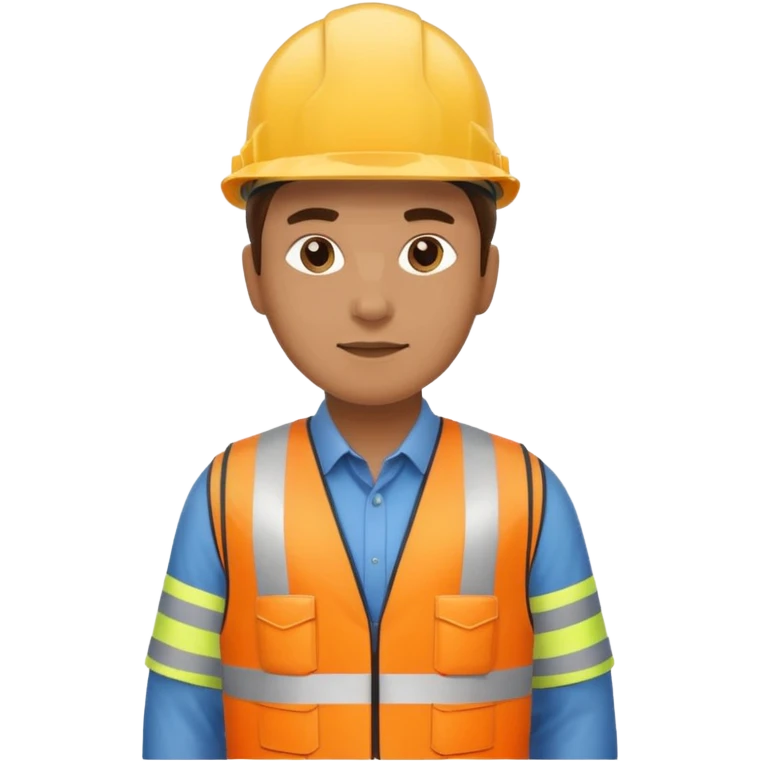 safety manager standing emoji