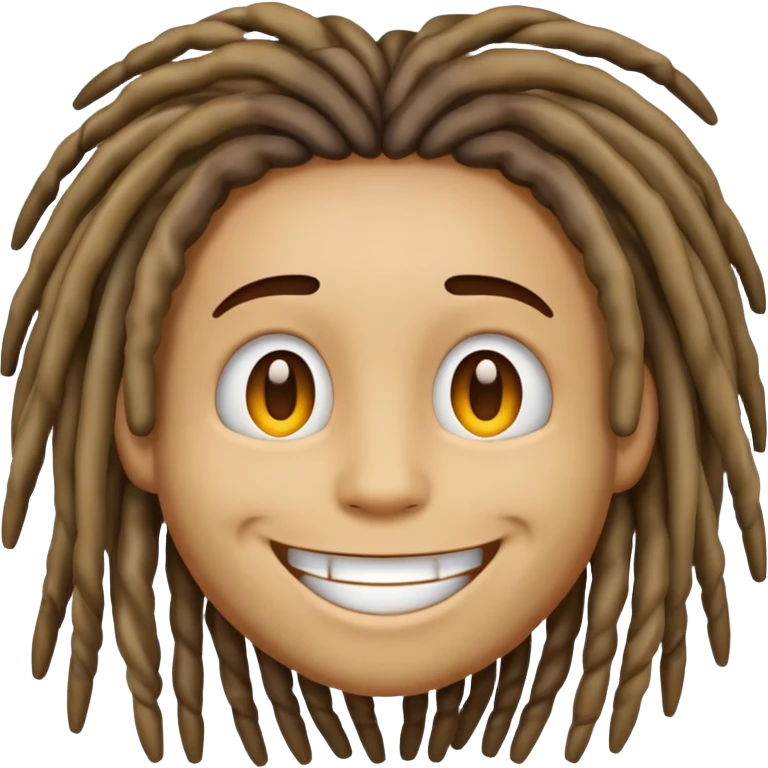 Emoji with dreads emoji