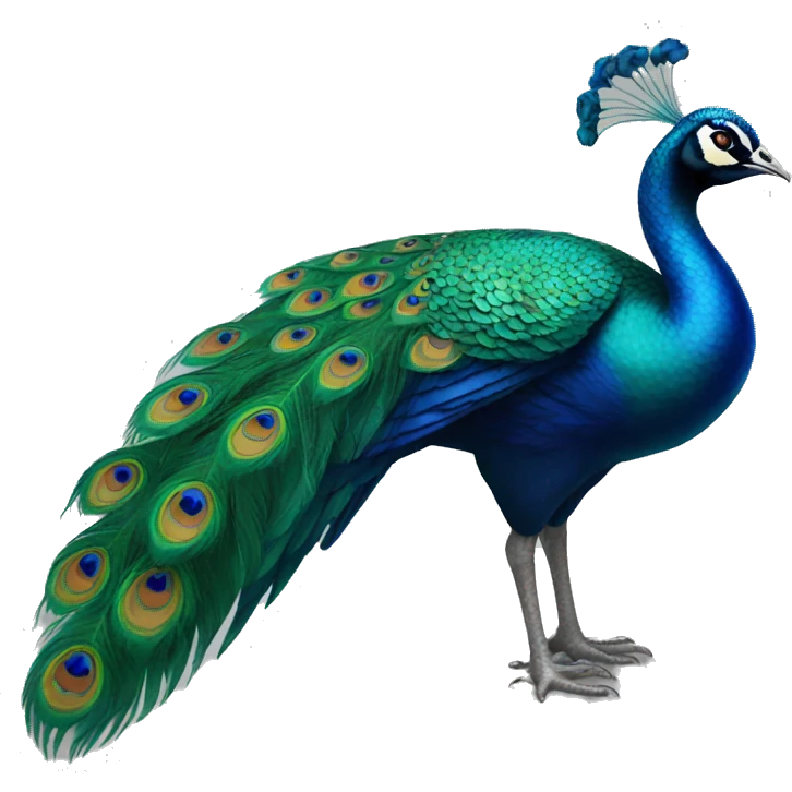 Peacock tail  emoji
