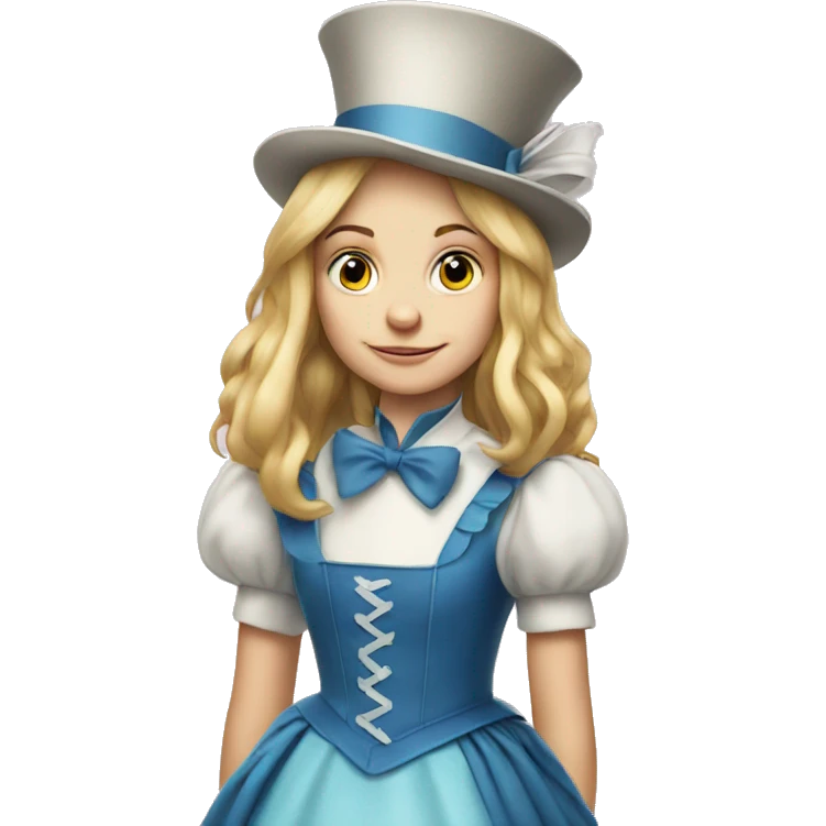 Alice in wonderland emoji
