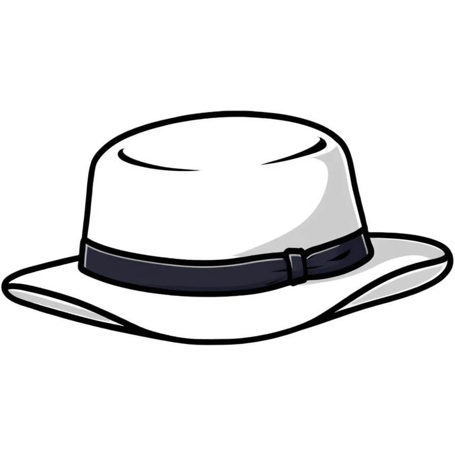 cartoon hat emoji