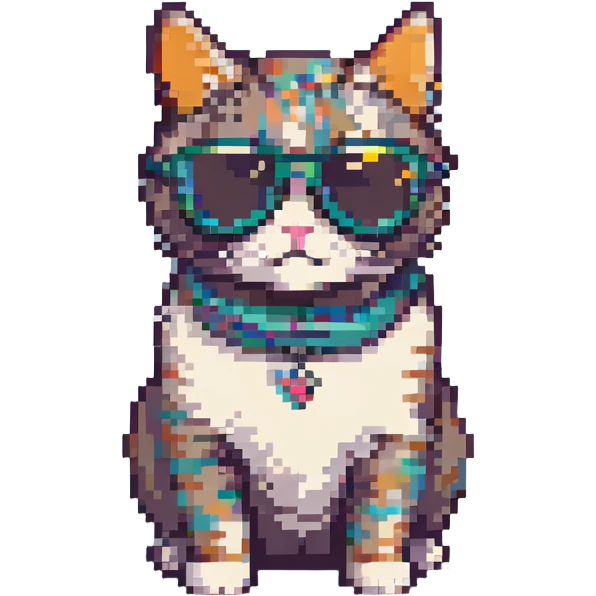 cat wearing sunglasses emoji