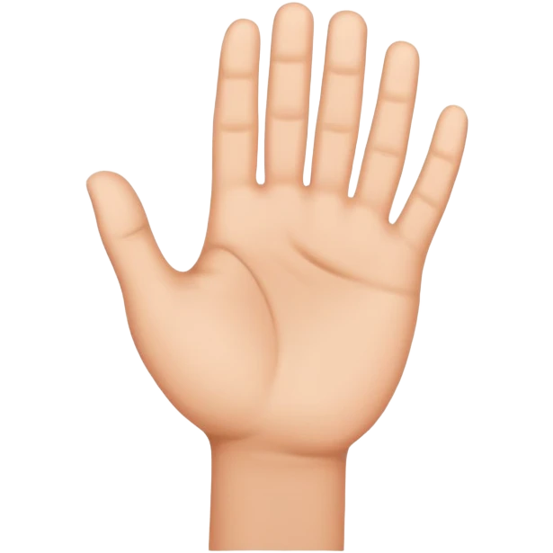 рука показывающая 10 см emoji