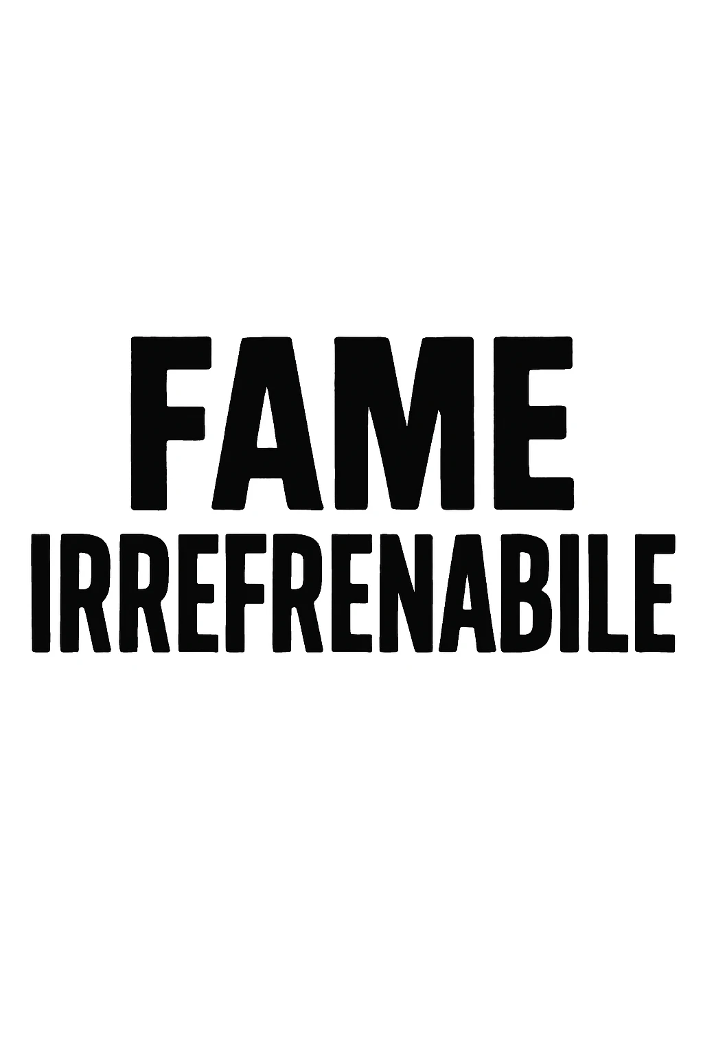 FAME IRREFRENABILE NO SFONDO emoji