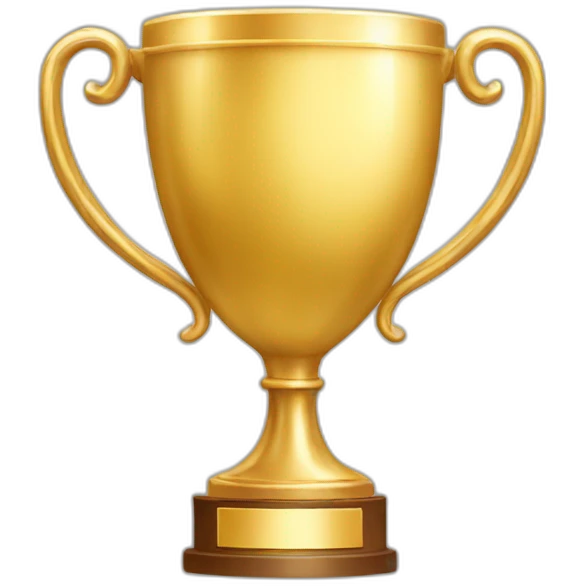 trophy gold emoji
