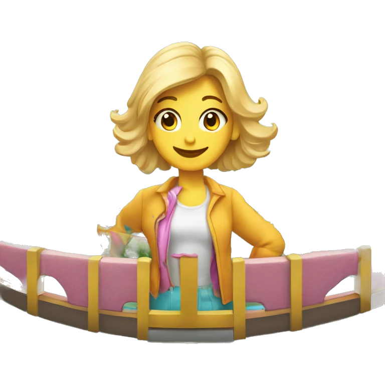 Pretpark om de wereldbol emoji